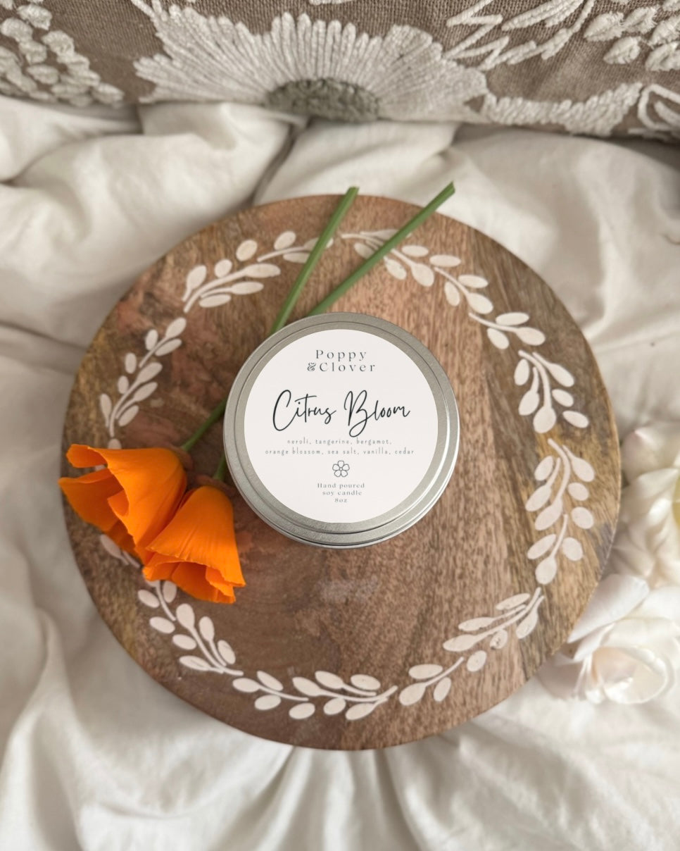 Citrus Bloom 8oz Soy Candle