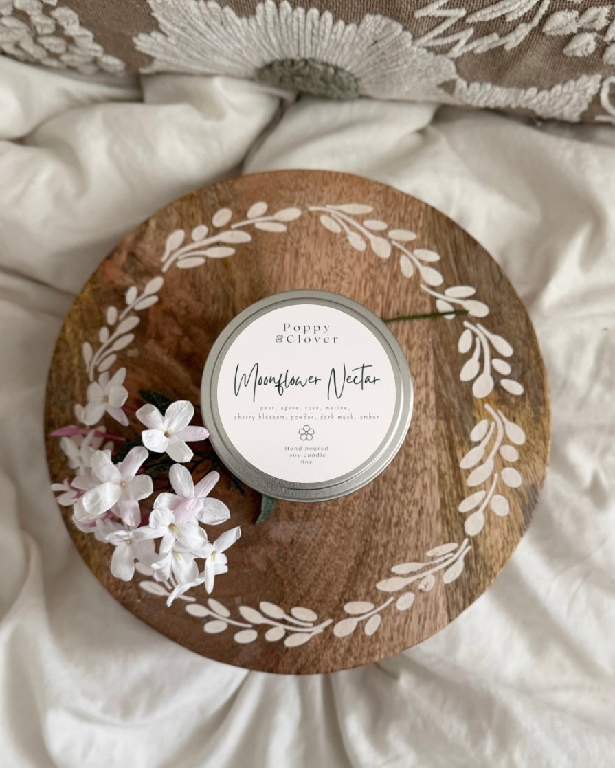 Moonflower Nectar 8oz Soy Candle