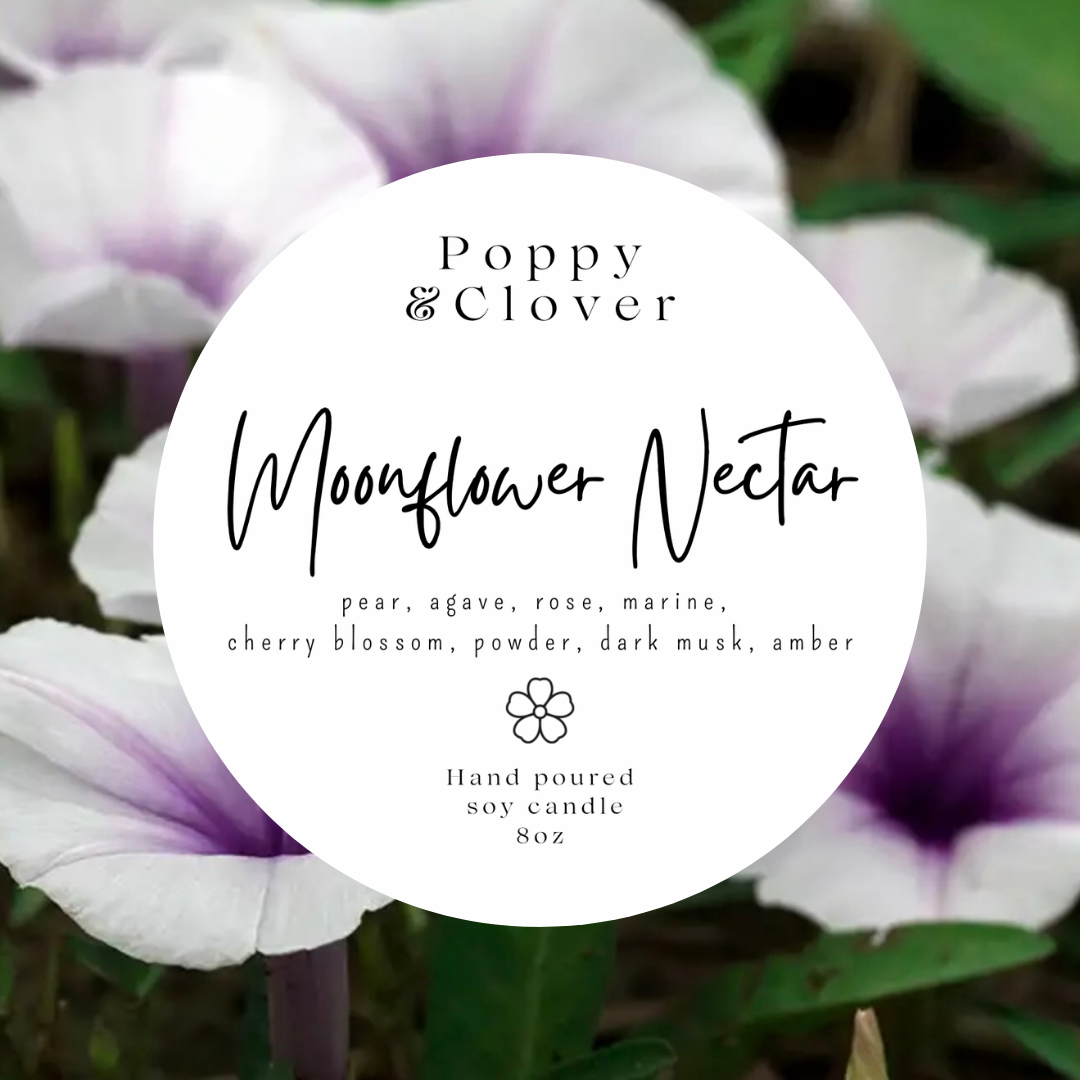 Moonflower Nectar 8oz Soy Candle