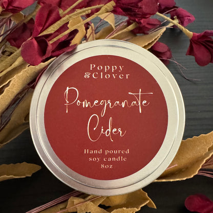 Pomegranate Cider Candle 8oz